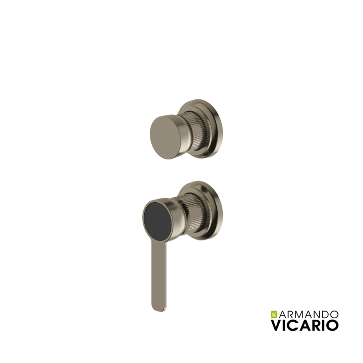 ΜΙΚΤ.ΕΝΤΟΙΧ.ΜΕ ΕΚΤΡ.3 ΕΞΟΔ.LUMIERE VICARIO BLACK BRUSHED
