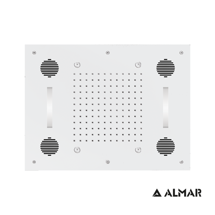 ΚΕΦ.ΟΡΟΦ.TEMPTATION 63x48 ΗΧΟΣ-ΧΡΩΜΑΤ.ALMAR INOX CHROME
