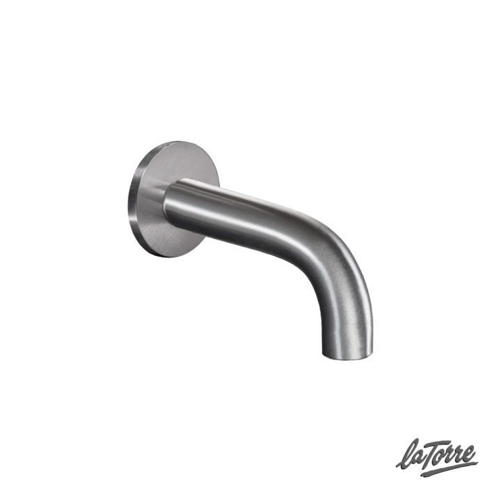 ΣΤΟΜΙΟ ΕΠΙΤΟΙΧΟ 10cm Φ24mm TECH LA TORRE INOX