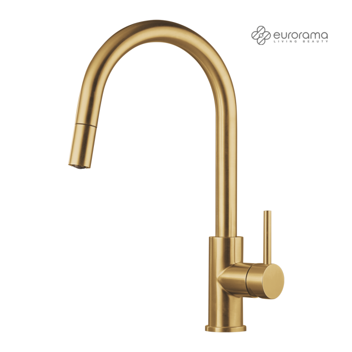 ΜΠΑΤ.ΝΕΡΟΧ. EURORAMA INOX PVD BRUSHED GOLD