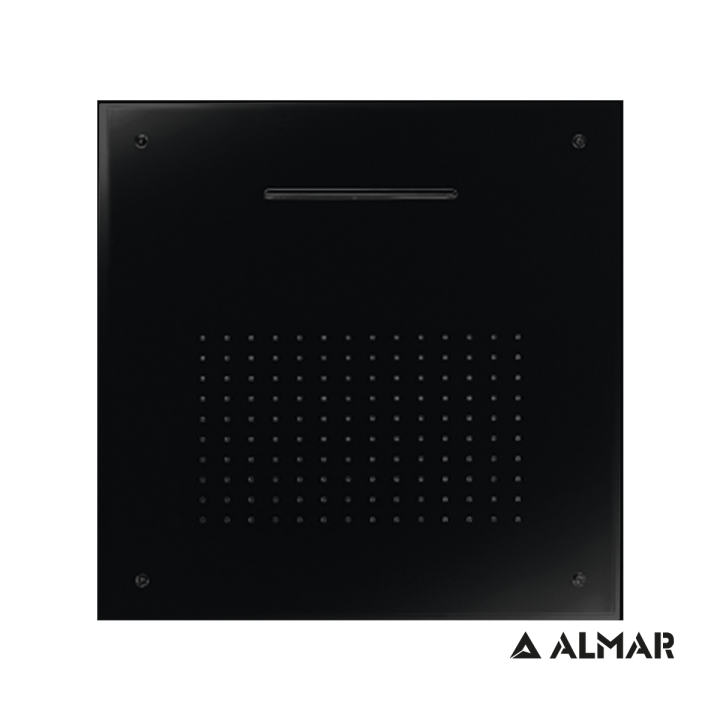 ΚΕΦ.ΟΡΟΦ.TEMPTATION 50x50 ALMAR INOX BLACK MATT