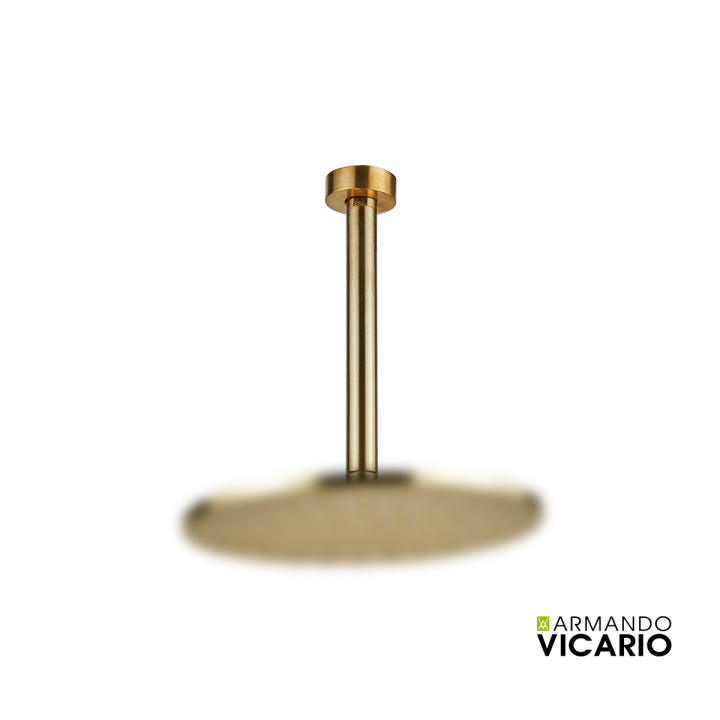 ΒΡΑΧΙΟΝΑΣ ΟΡΟΦΗΣ ΣΤΡΟΓΓΥΛΟΣ 20cm VICARIO BRUSHED GOLD