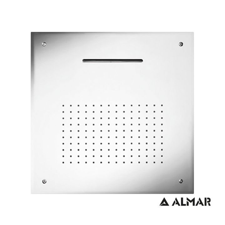ΚΕΦ.ΟΡΟΦ.TEMPTATION 50x50 ALMAR AISI316 BRUSHED INOX