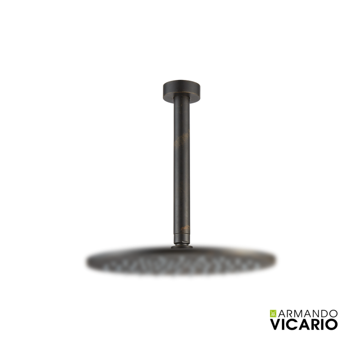 ΒΡΑΧΙΟΝΑΣ ΟΡΟΦΗΣ ΣΤΡΟΓΓΥΛΟΣ 20cm VICARIO RUSTY BLACK