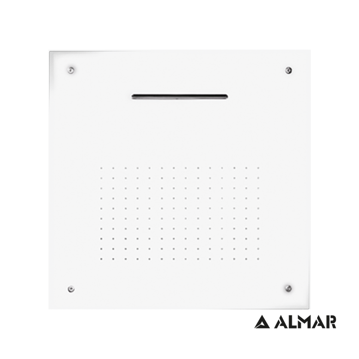 ΚΕΦ.ΟΡΟΦ.TEMPTATION 50x50 ALMAR INOX WHITE MATT