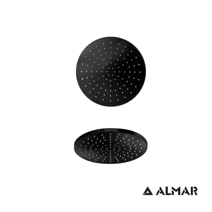 ΚΕΦΑΛΗ ΝΤΟΥΖ EMOTION ΣΤΡΟΓΓΥΛΗ Φ20 ALMAR BLACK MATT