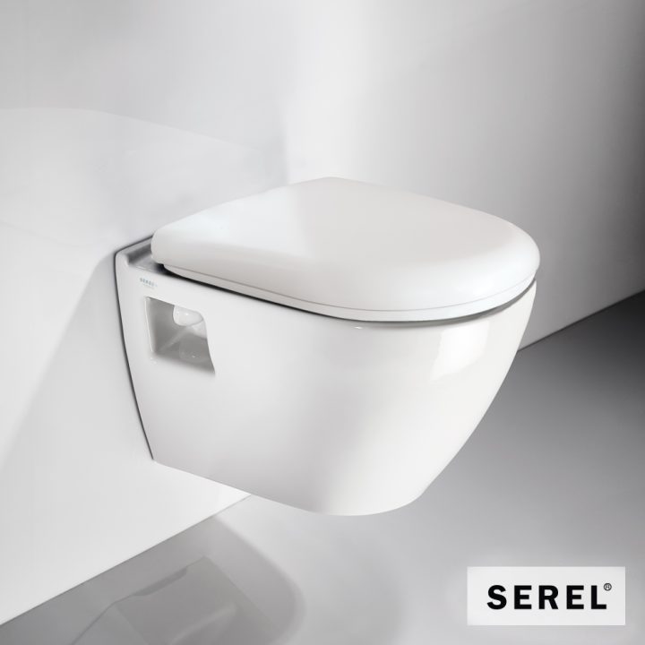 ΛΕΚΑΝΗ ΚΡΕΜΑΣΤΗ SMART12/48,5 ΜΕ ΑΠΛΟ ΚΑΛΥΜΜΑ, SEREL WHITE