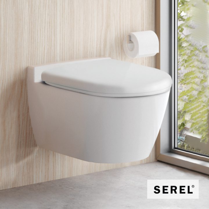 ΛΕΚΑΝΗ ΚΡΕΜΑΣΤΗ SMART25/52 ΜΕ ΑΠΛΟ ΚΑΛΥΜΜΑ, SEREL WHITE